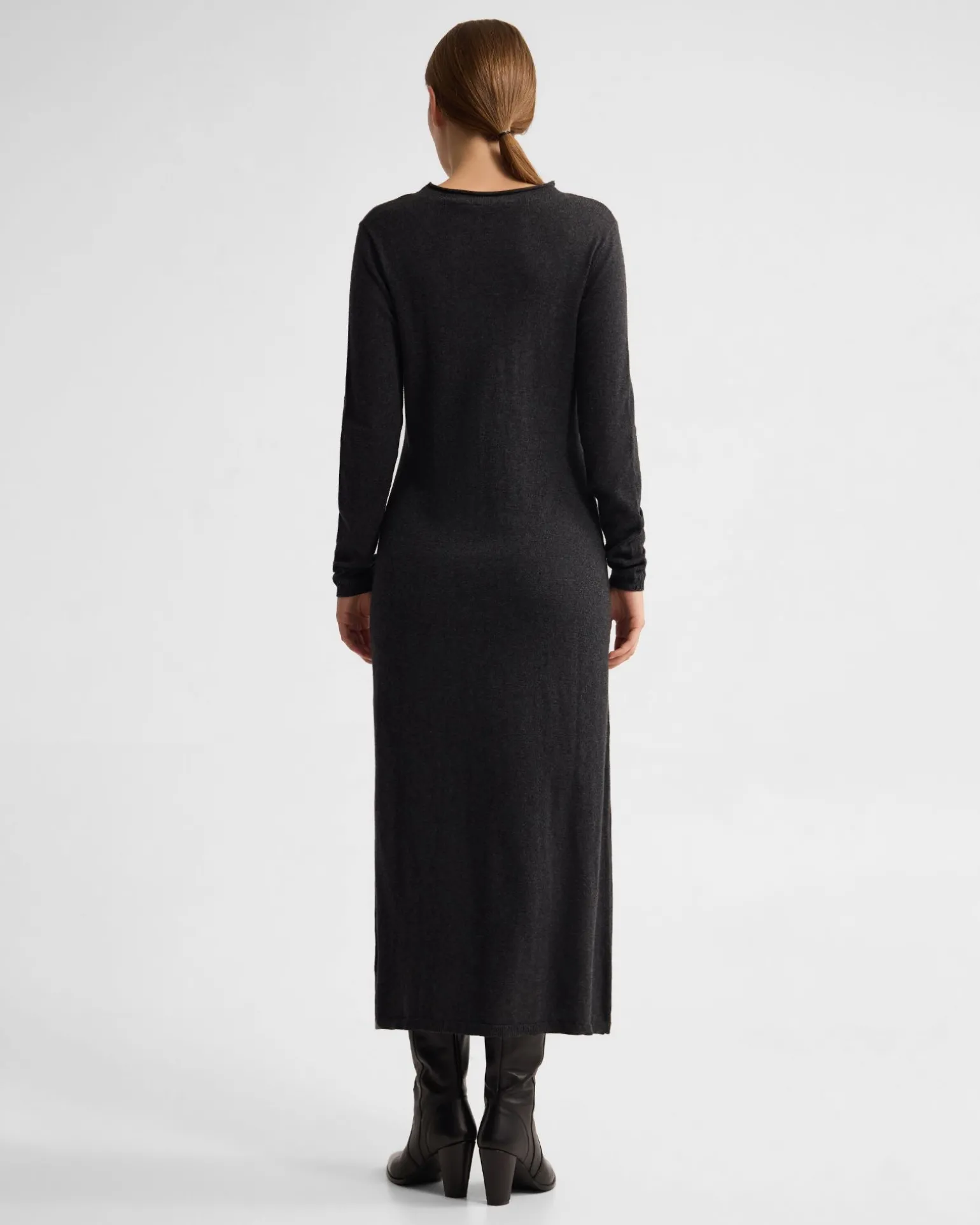 Adelaide Knitted Dress With Brooch