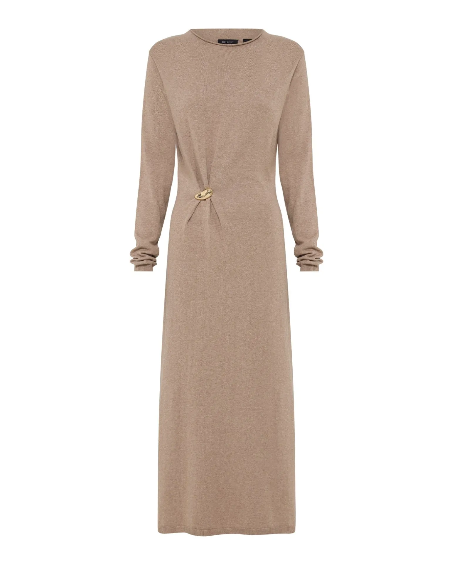 Adelaide Knitted Dress With Brooch