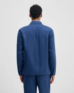 Adem Linen Zip Bomber