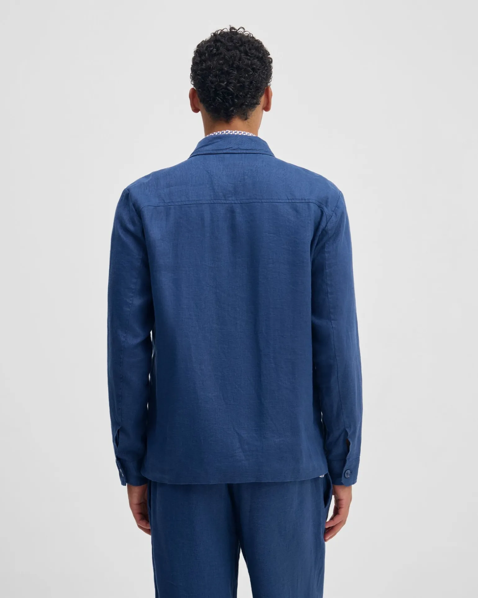 Adem Linen Zip Bomber