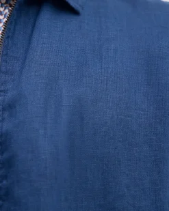 Adem Linen Zip Bomber