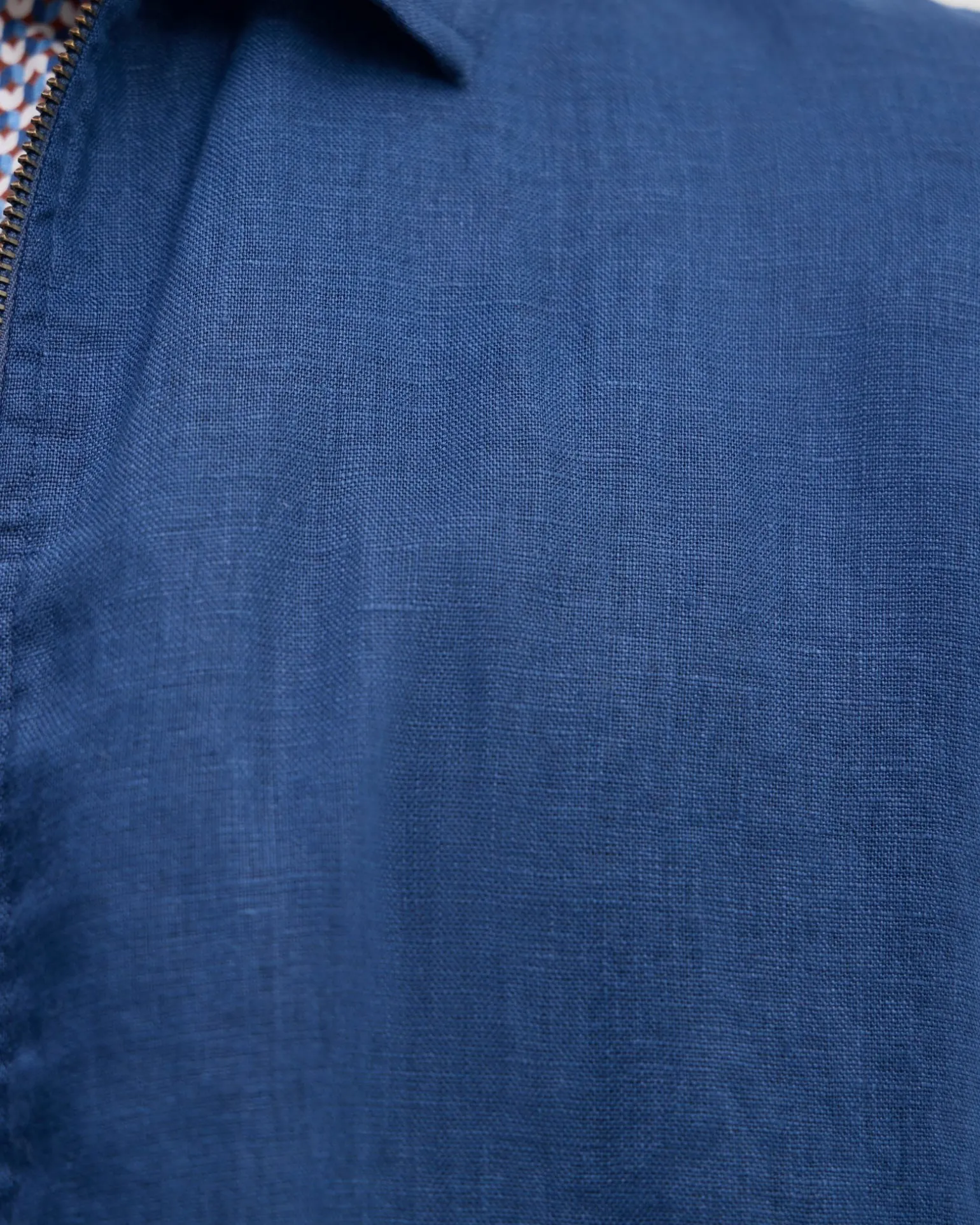 Adem Linen Zip Bomber