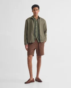 Adem Linen Zip Bomber