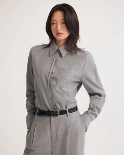 Adrienne Euro Fabric Ovrsze Shirt
