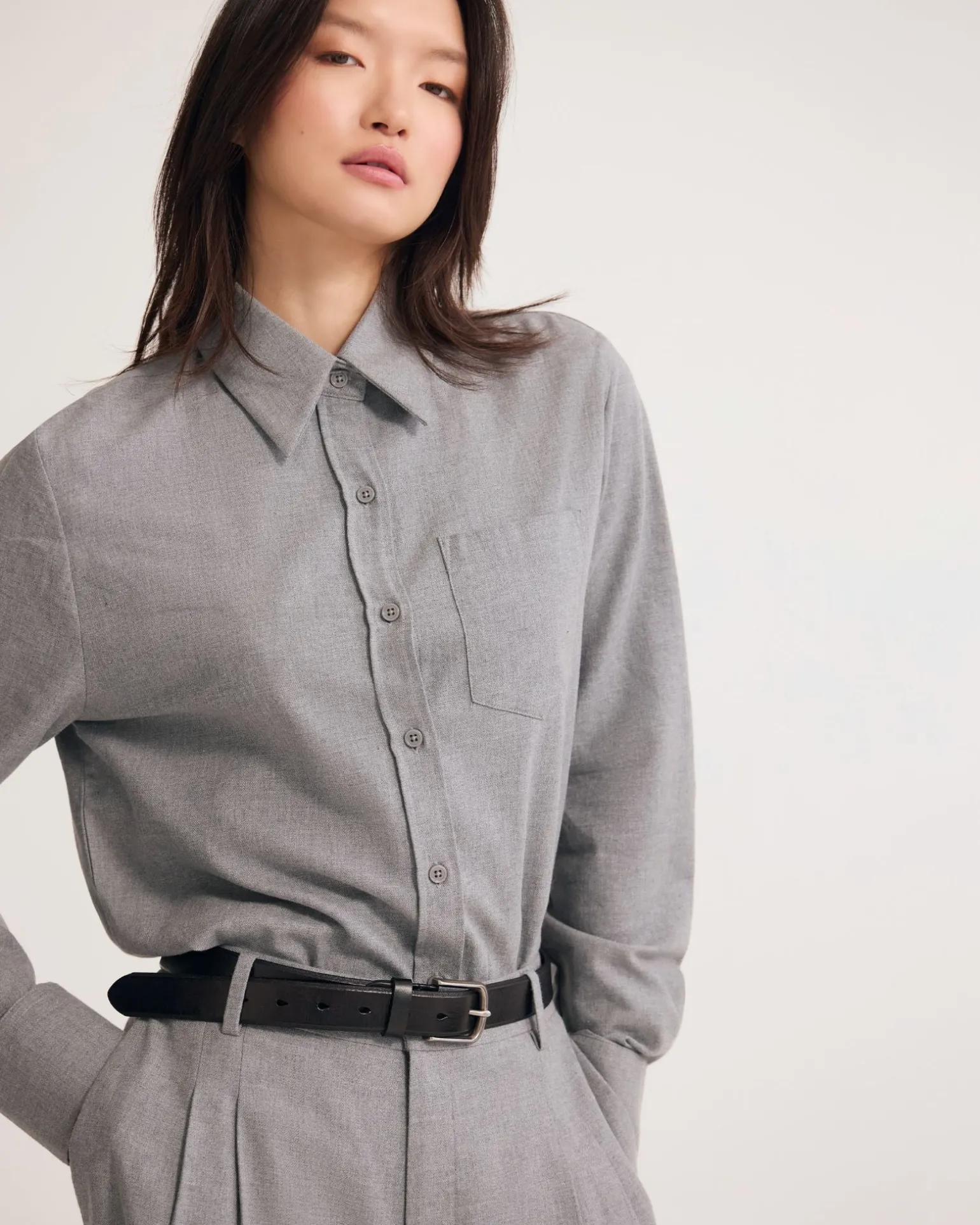 Adrienne Euro Fabric Ovrsze Shirt