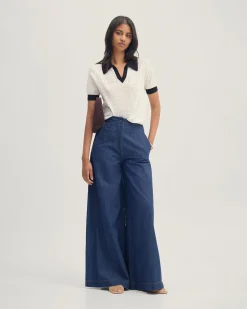Aimee Pointelle Polo
