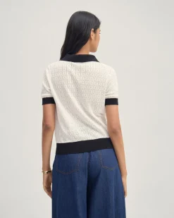Aimee Pointelle Polo