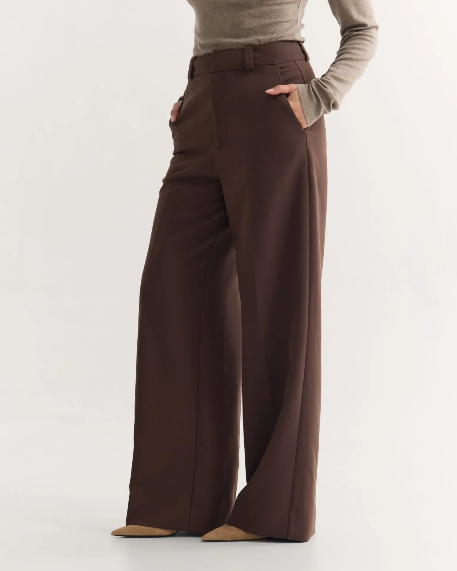 Alana Flat Front Stretch Pants