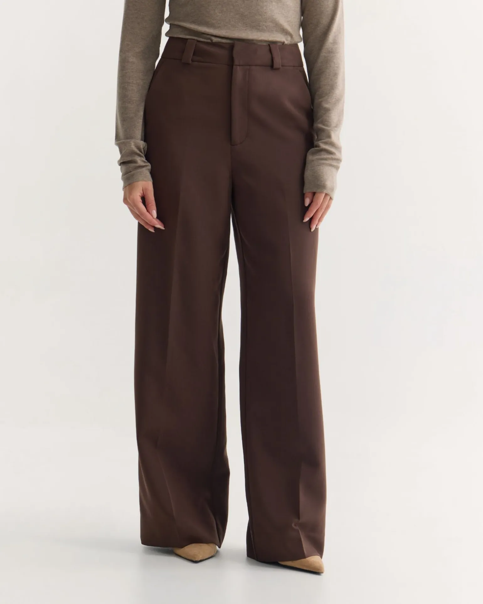 Alana Flat Front Stretch Pants