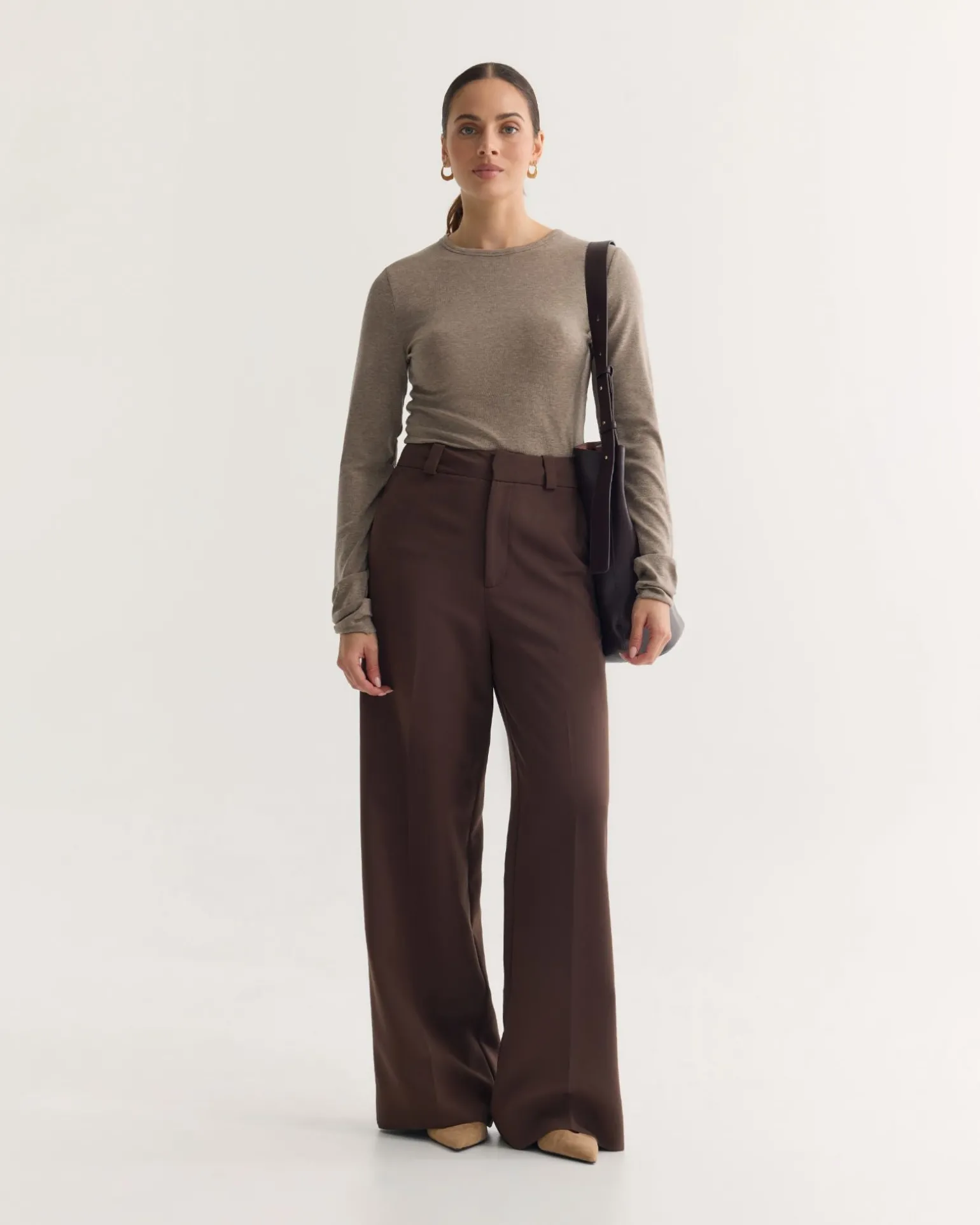 Alana Flat Front Stretch Pants