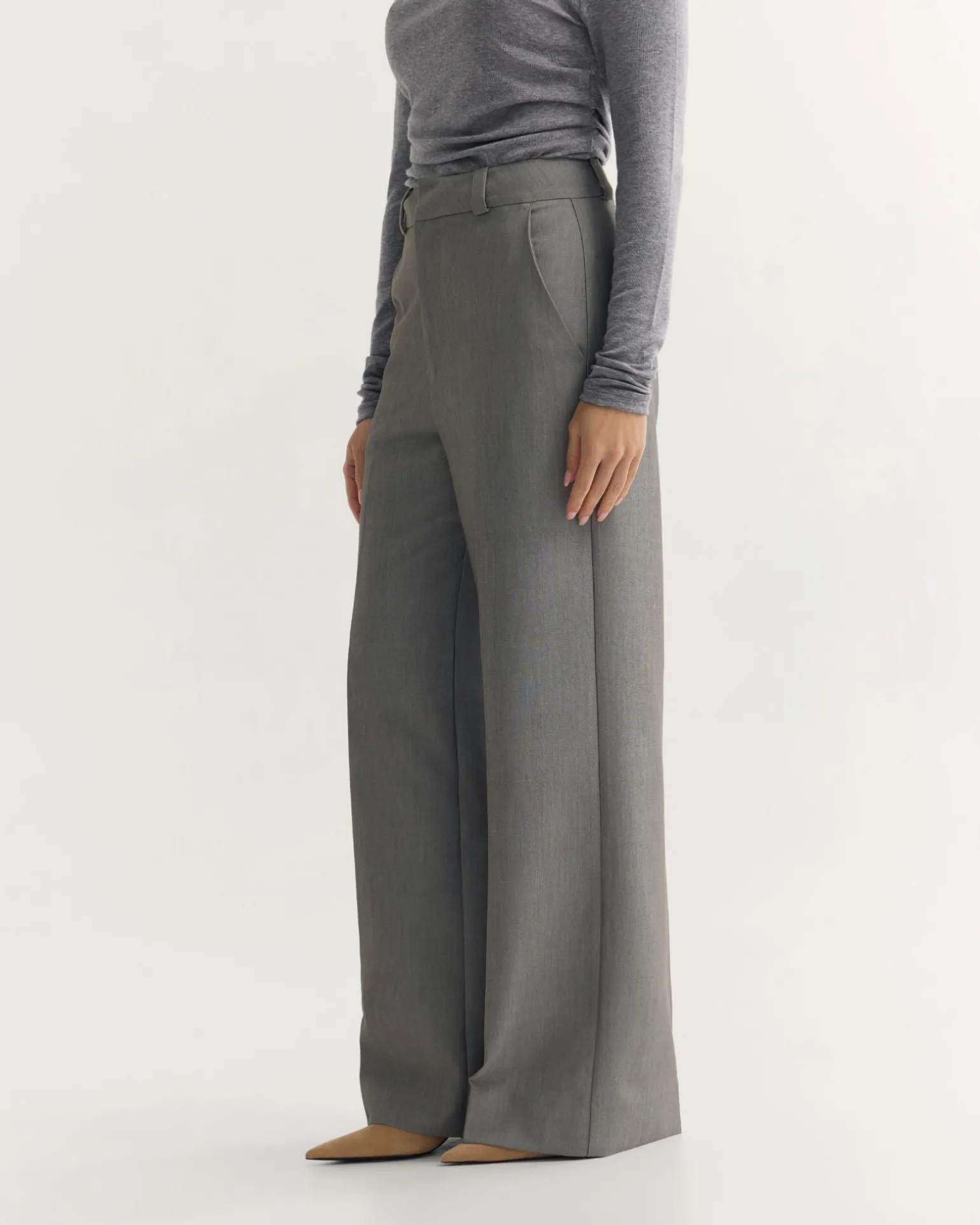 Alana Flat Front Stretch Pants