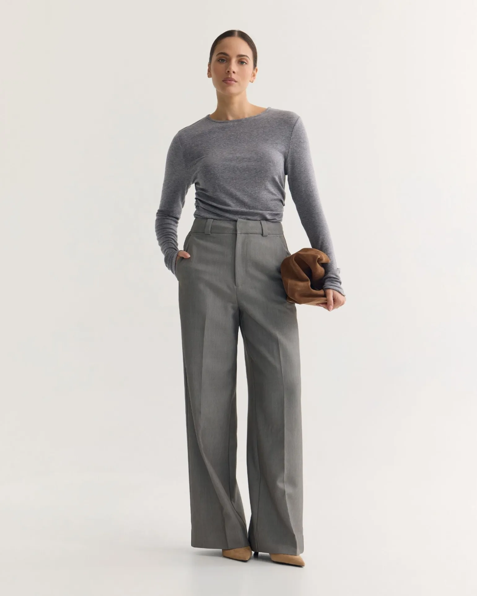 Alana Flat Front Stretch Pants