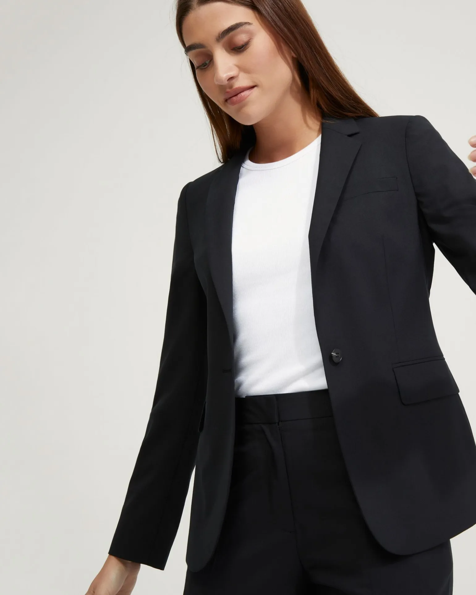 Alexa Wool Stretch Suit Jacket