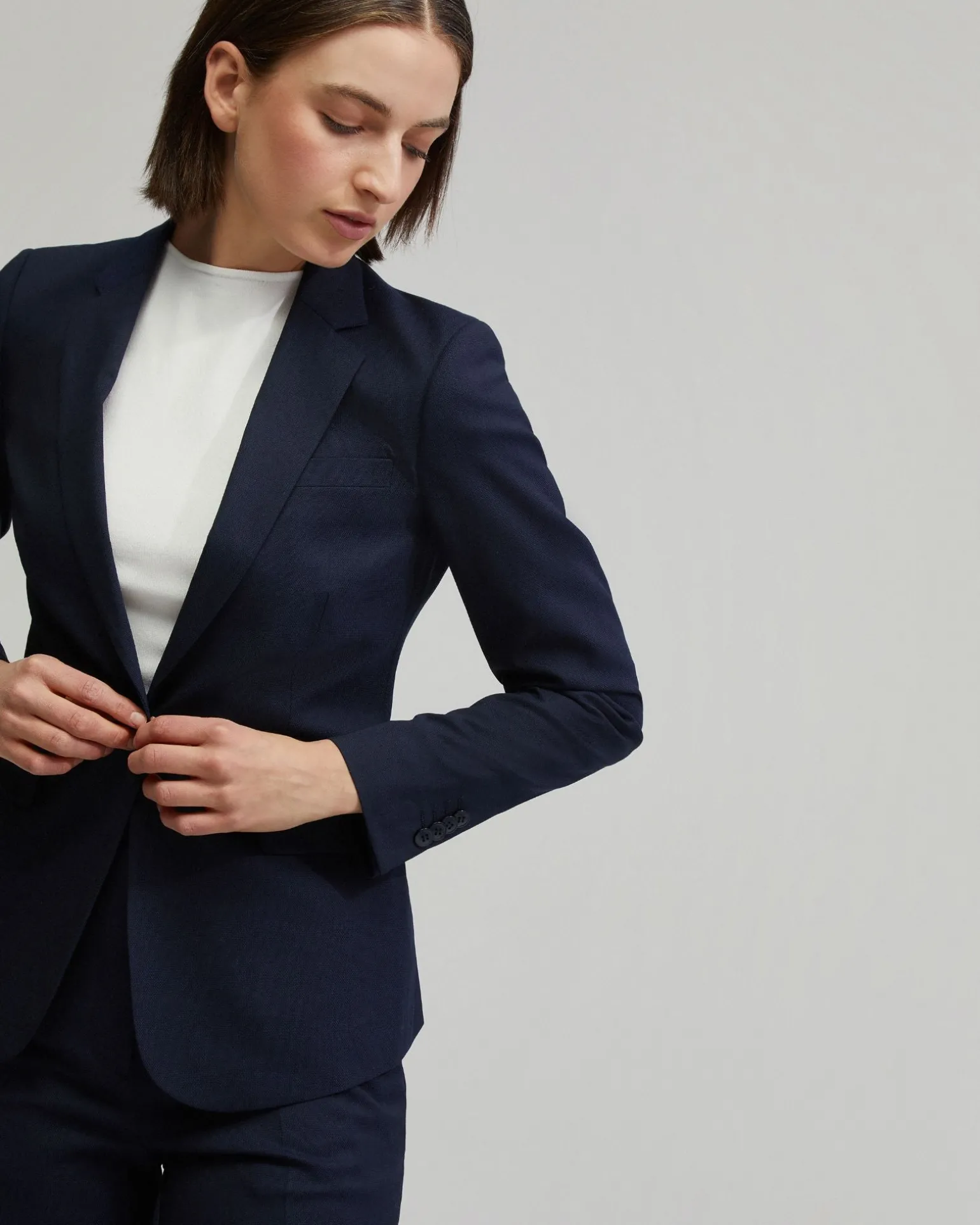 Alexa Wool Stretch Suit Jacket
