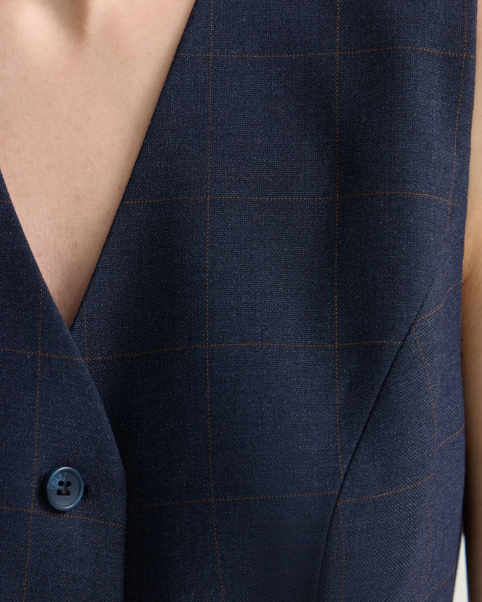 Alice Checked Waistcoat