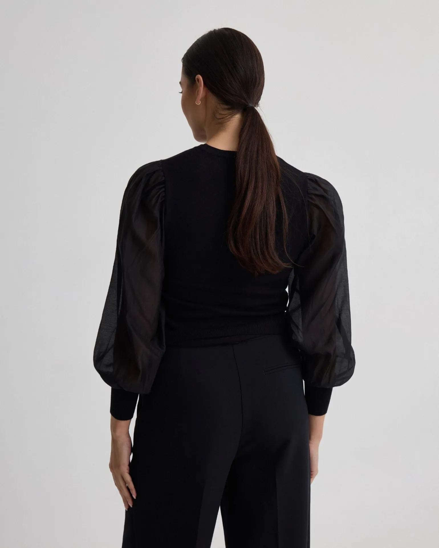 Alice Contrast Sleeve Knit