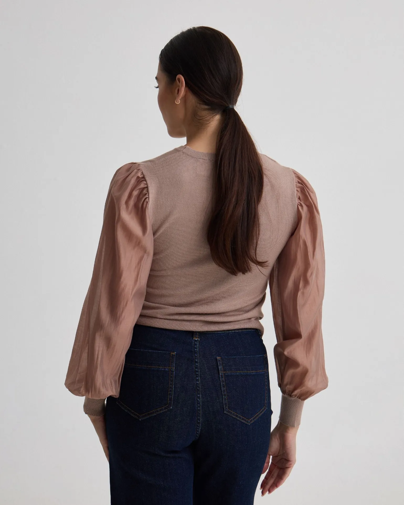 Alice Contrast Sleeve Knit