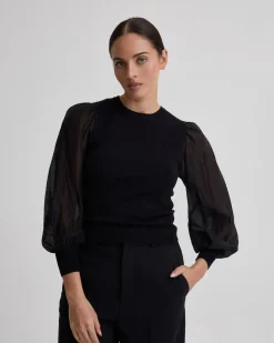 Alice Contrast Sleeve Knit