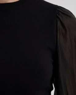 Alice Contrast Sleeve Knit