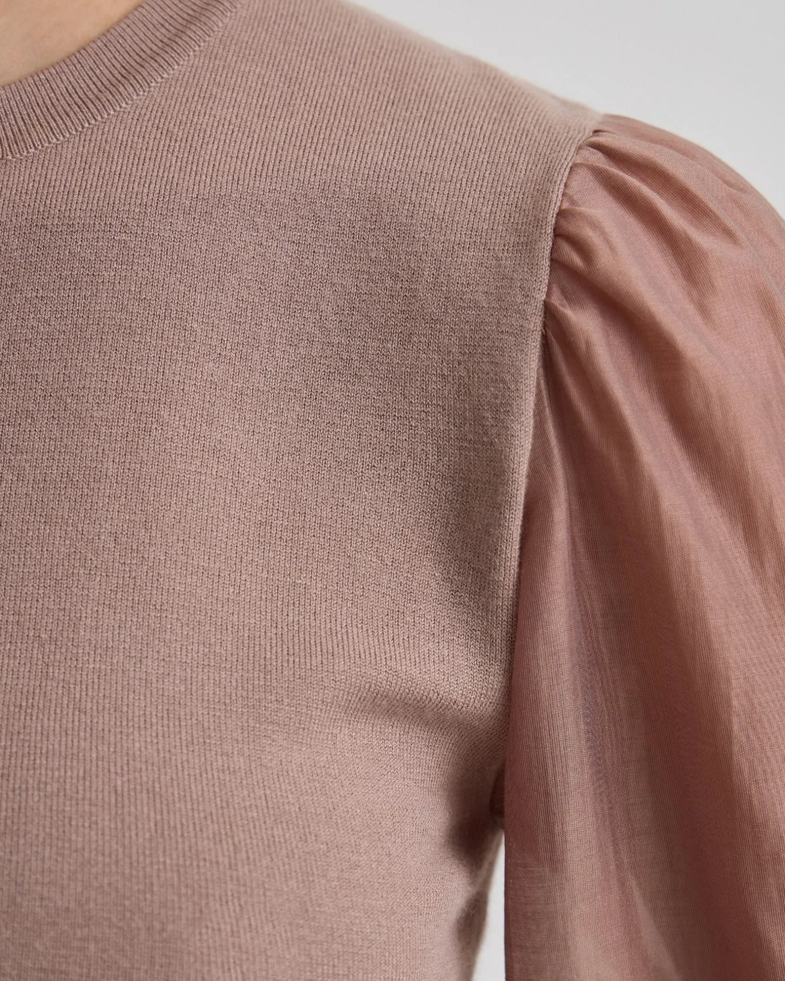 Alice Contrast Sleeve Knit