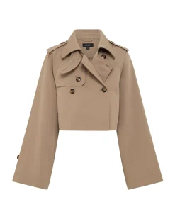 Annalise Crop Trench Jacket