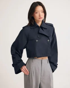 Annalise Crop Trench Jacket