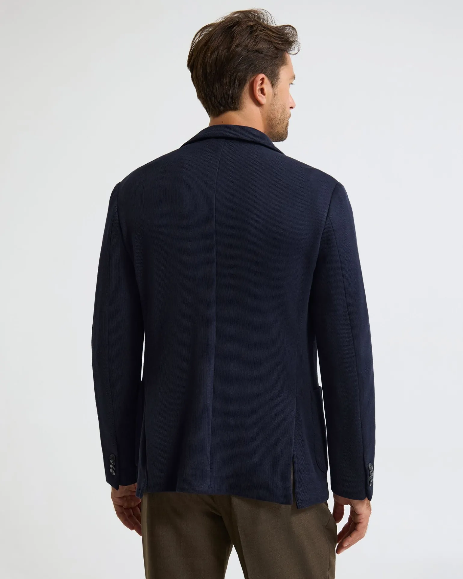 Antonio Cotton Knitted Blazer