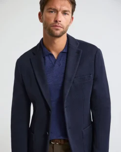 Antonio Cotton Knitted Blazer