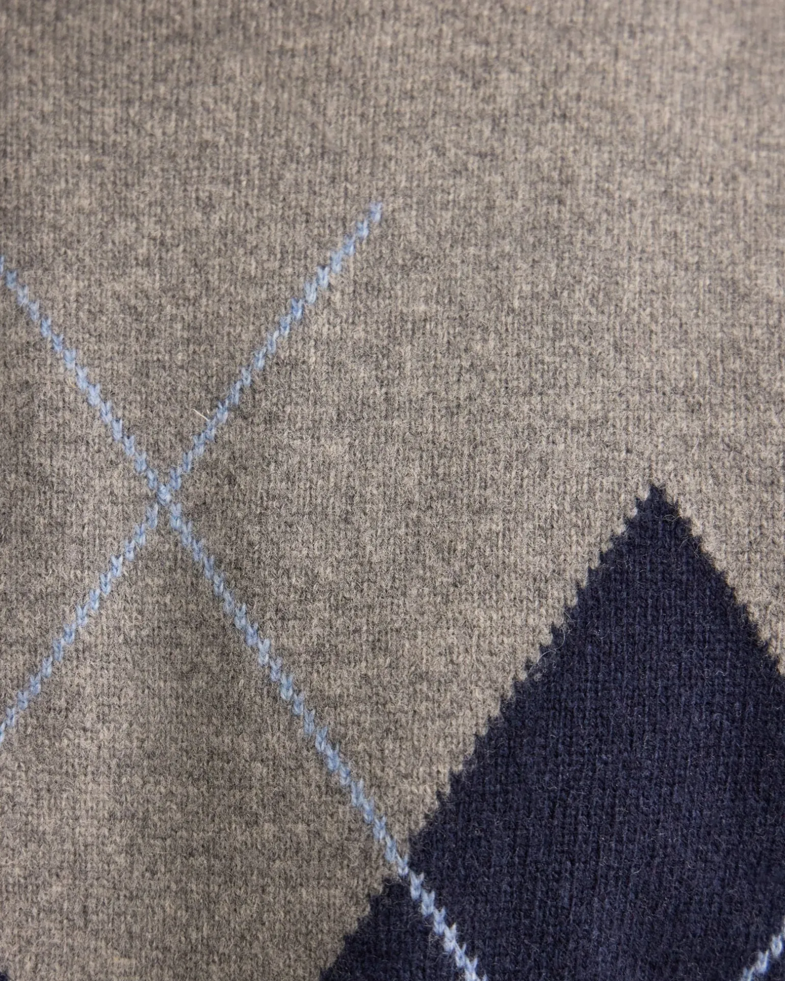 Anton Wool Argyle Crew Neck