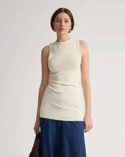 April Drawstring Knitted Top