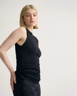 April Drawstring Knitted Top
