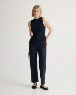April Drawstring Knitted Top