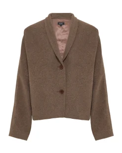 Asher Wool Blend Cocoon Jacket