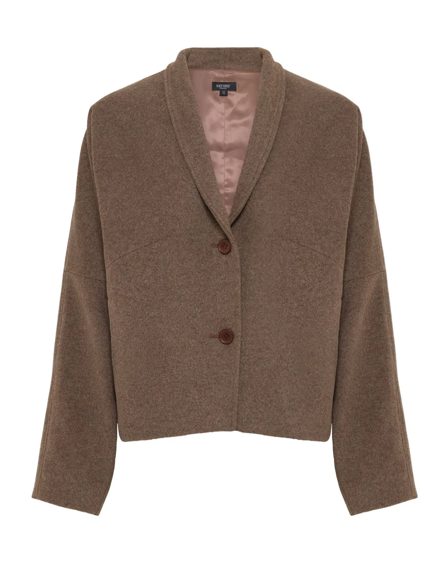 Asher Wool Blend Cocoon Jacket
