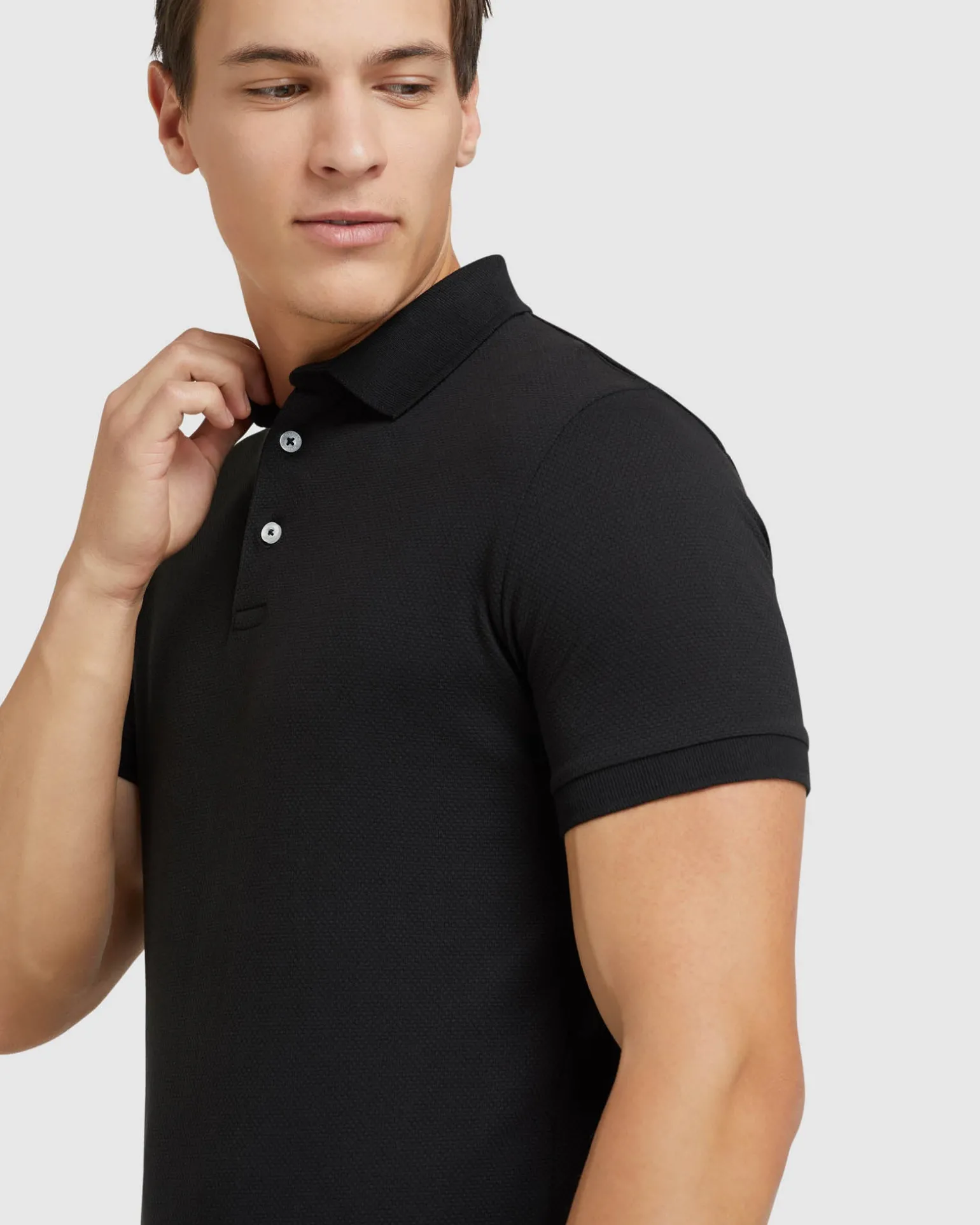 Austin Organic Cotton Knit Polo