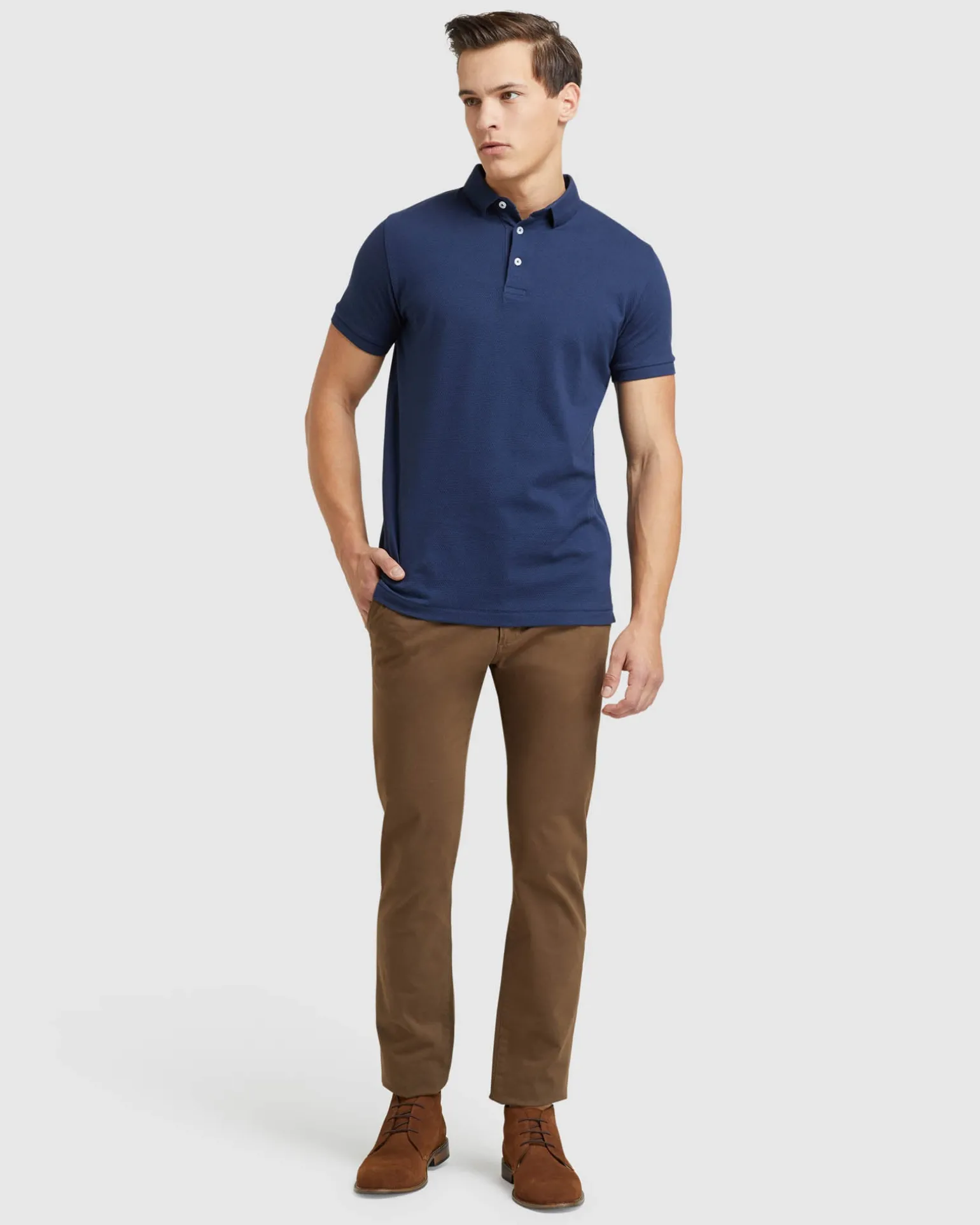Austin Organic Cotton Knit Polo