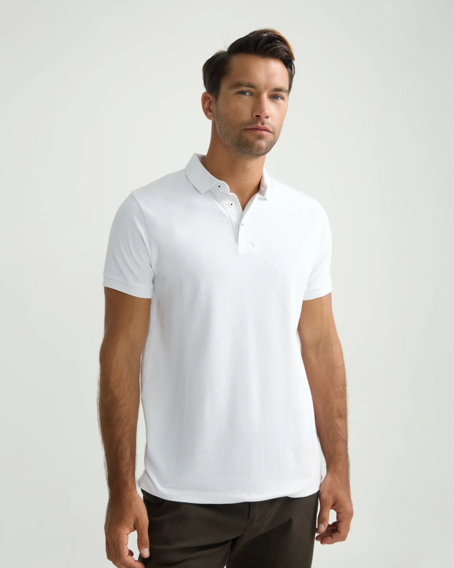 Austin Organic Cotton Knit Polo