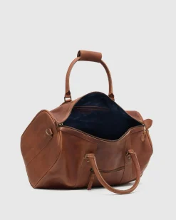 Bartell Leather Weekender Bag