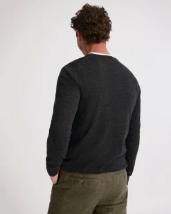 Basic V-Neck Pure Wool Pullover