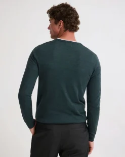 Basic V-Neck Pure Wool Pullover