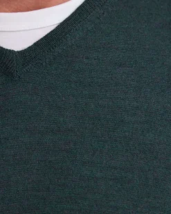 Basic V-Neck Pure Wool Pullover