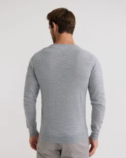 Basic V-Neck Pure Wool Pullover