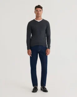 Basic V-Neck Pure Wool Pullover