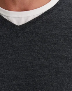 Basic V-Neck Pure Wool Pullover
