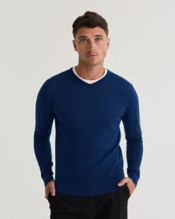 Basic V-Neck Pure Wool Pullover