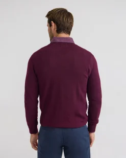 Basic V-Neck Pure Wool Pullover