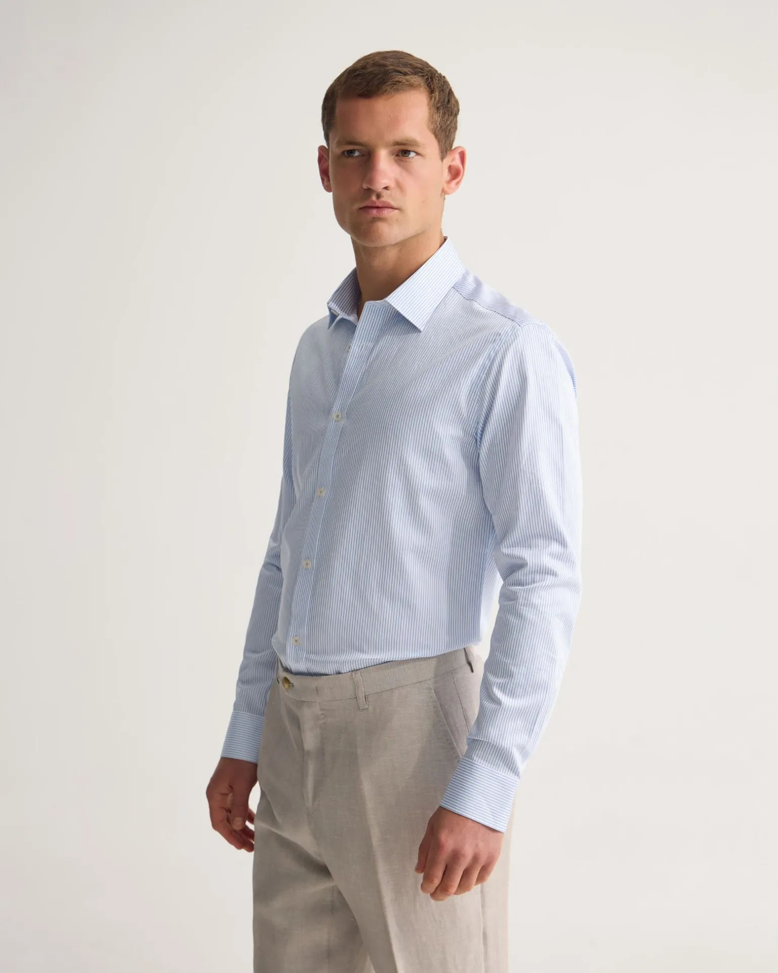 Beckton Slim Fit Striped Shirt