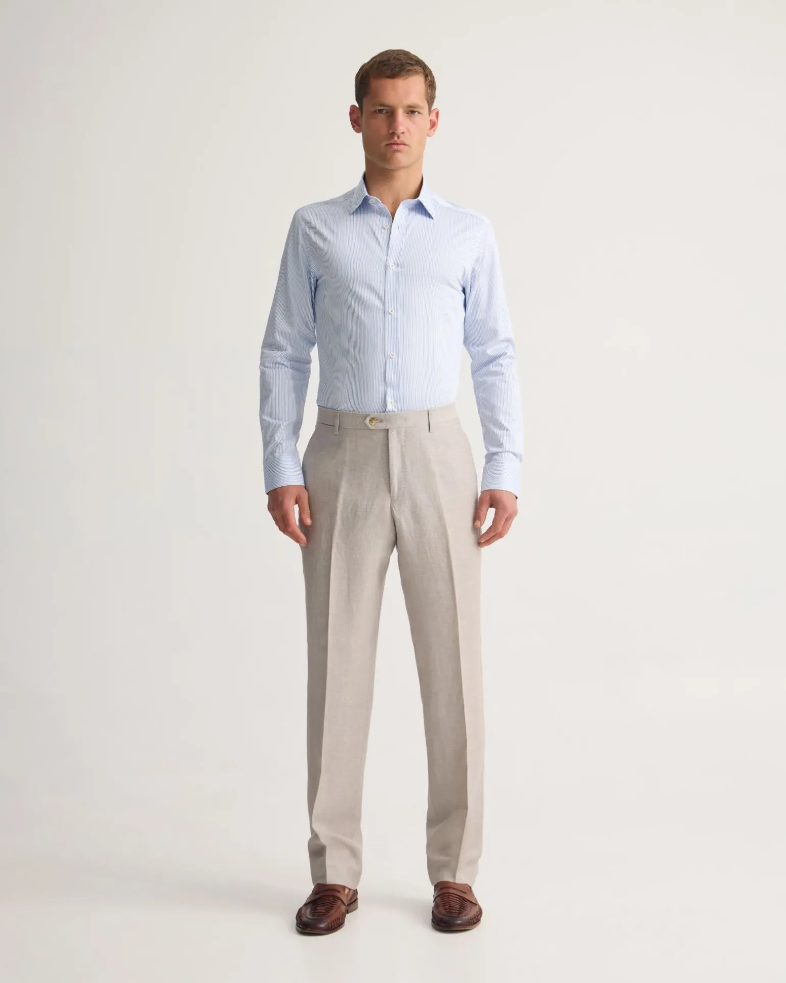 Beckton Slim Fit Striped Shirt