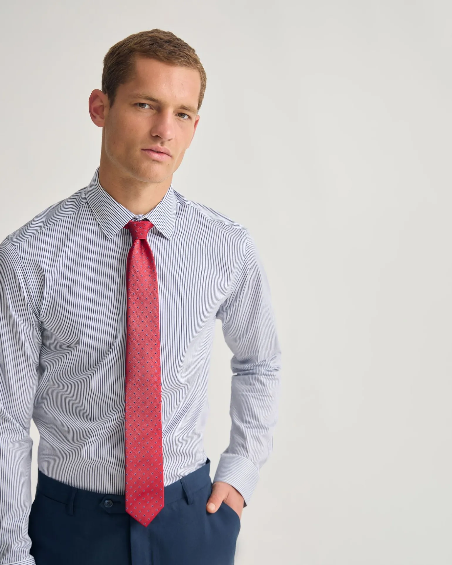 Beckton Slim Fit Striped Shirt