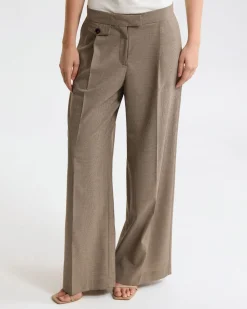 Belle Houndstooth Wool Pant